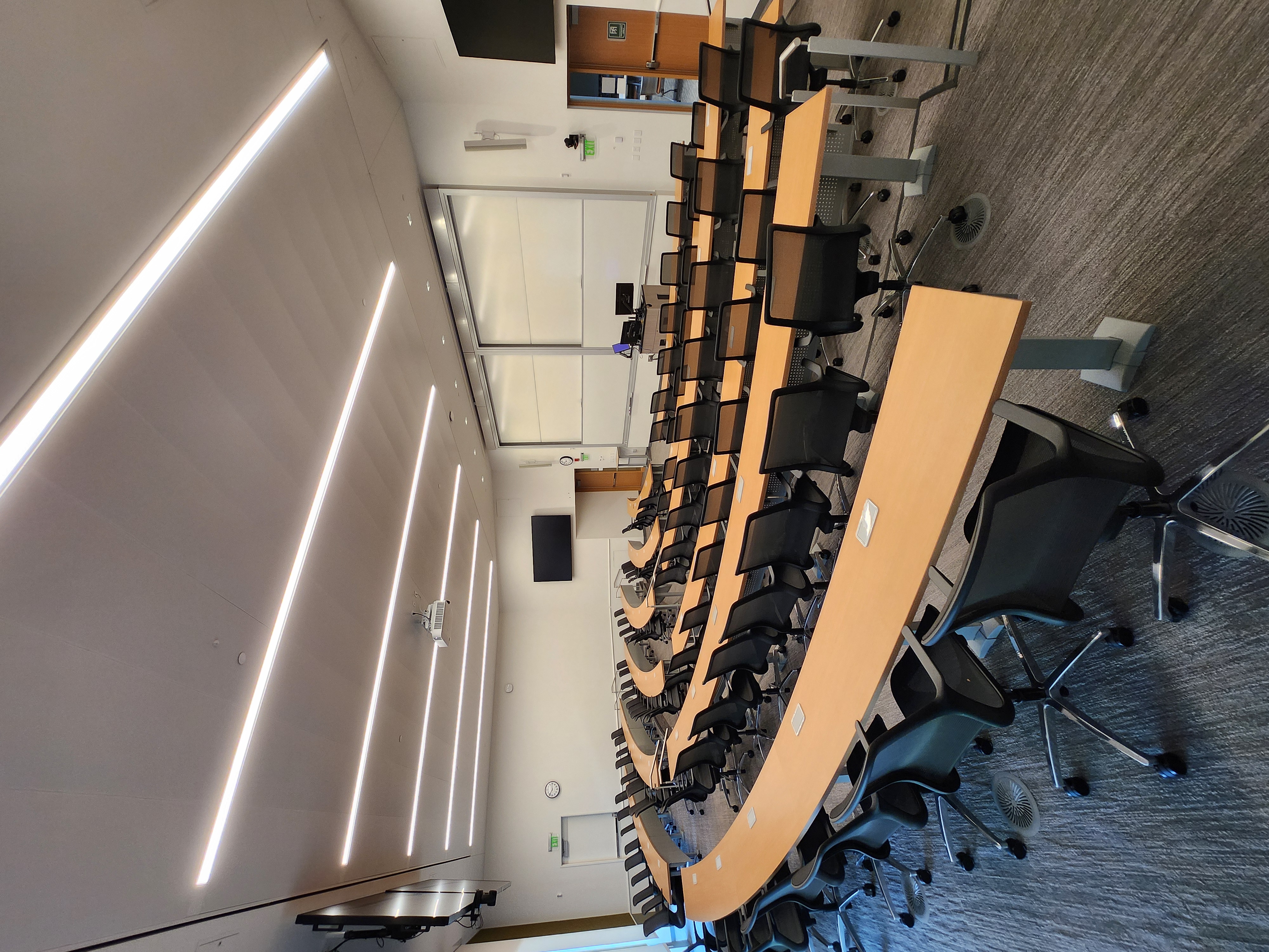 Frank Center 100 - large lecture hall with fixed seating